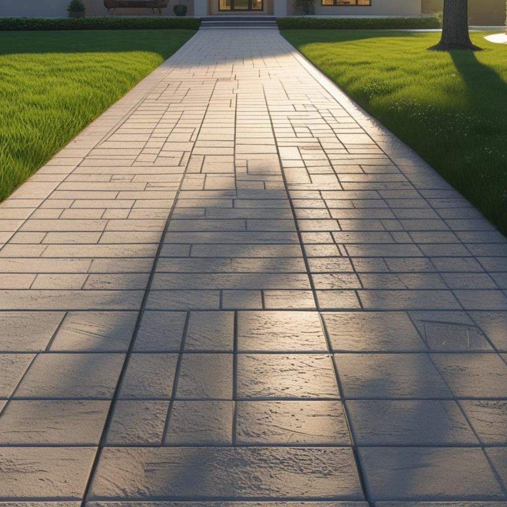Driveway Concrete Paved