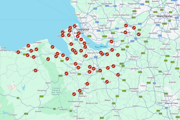 WCD Block Paving company map